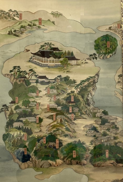 Yoshizaki Temple picture map（吉崎御坊の絵図）