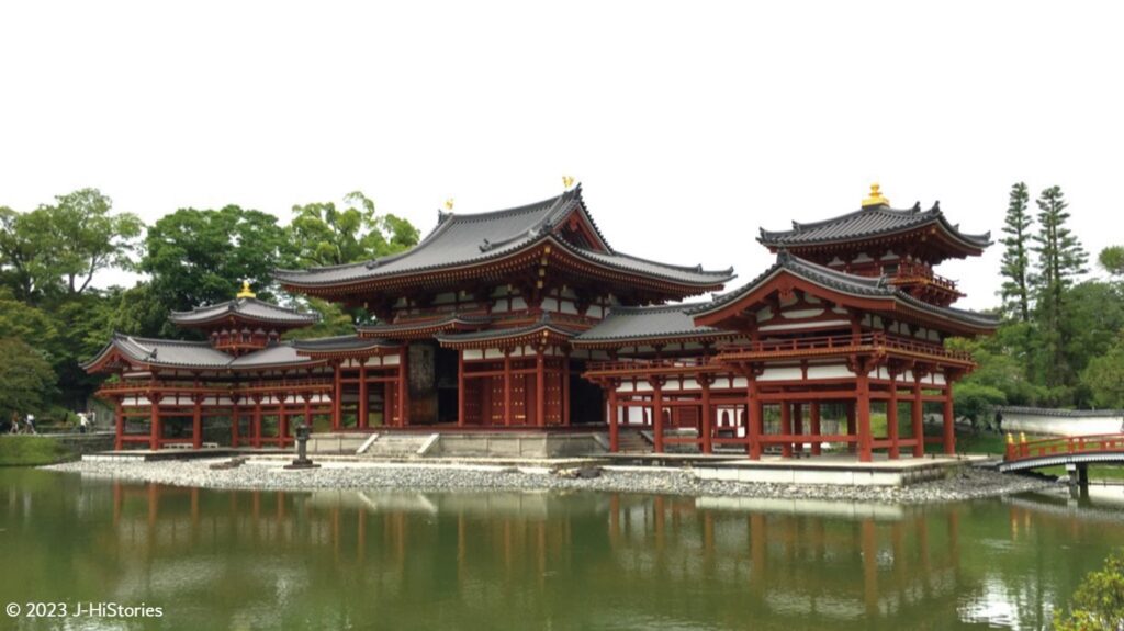 The Phonex Hall or Hou-ou-do of Byodoin Temple in Kyoto (平等院鳳凰堂)