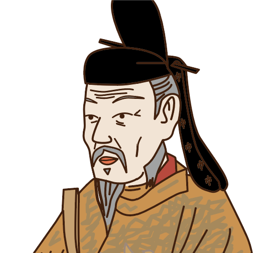 Emperor Saga illust （嵯峨天皇の顔）