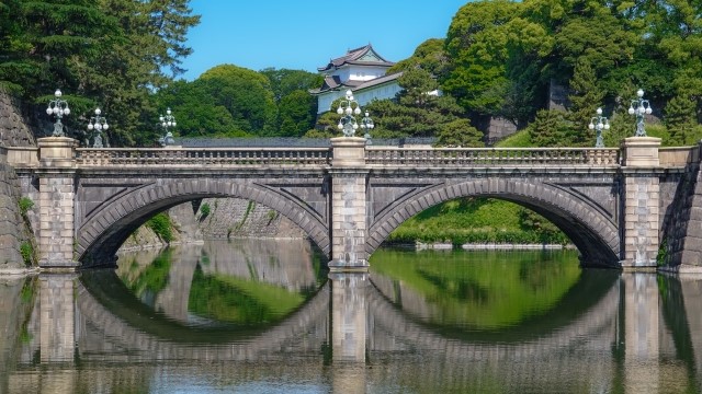 The Imperial Palace, Nijubashi Gate_皇居二重橋