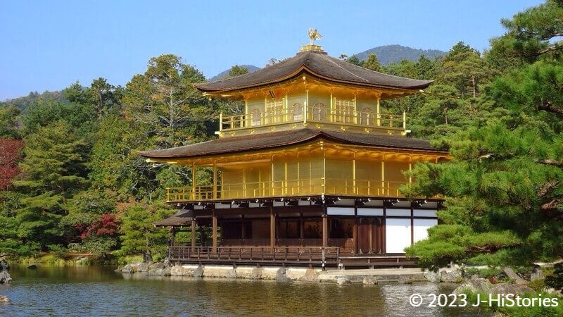 Kinkakuji (Golden Pavillion) in Kyoto_金閣寺