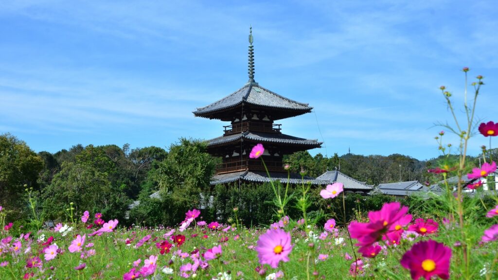 Horyuji Temple Five Story Pagoda_法隆寺五重塔