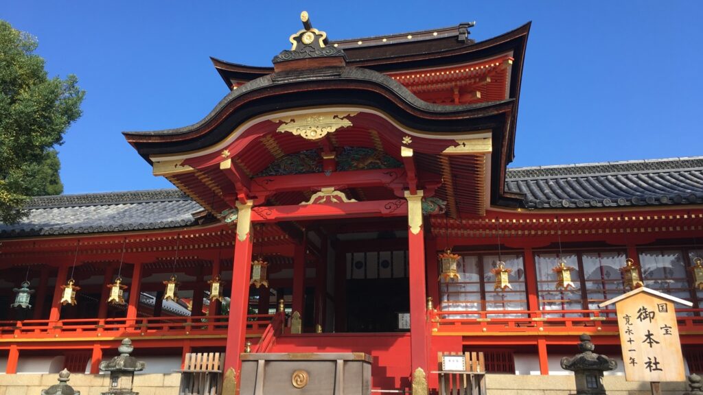Iwashimizu Hachiman Jingu Shrine Main Shrine_石清水八幡神宮の本殿