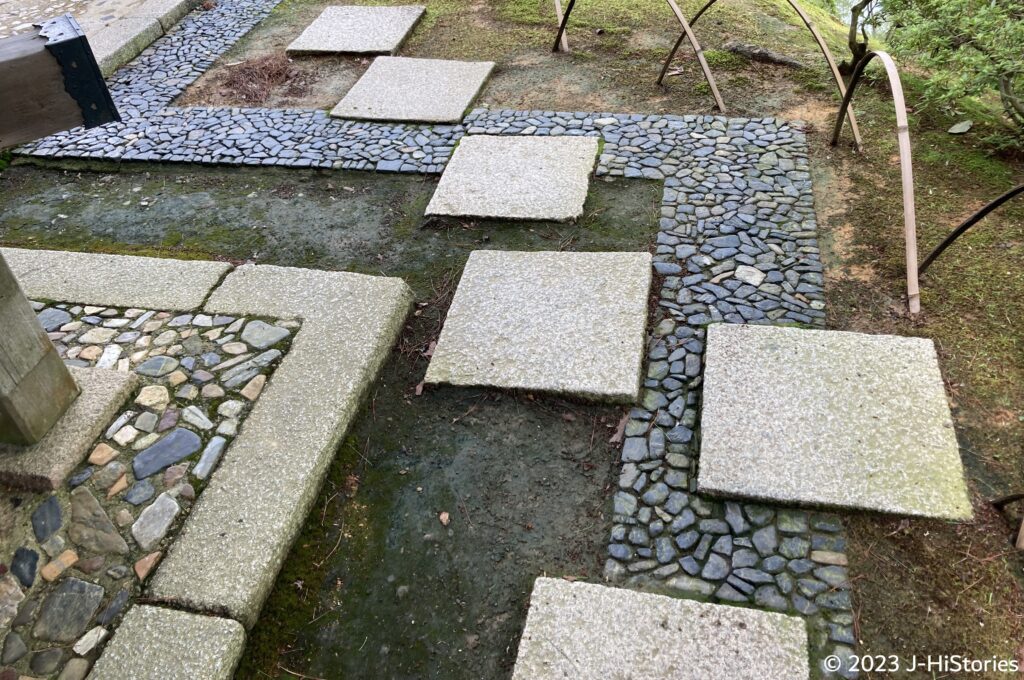 Katsura Imperial Palace Stones_桂離宮の石畳