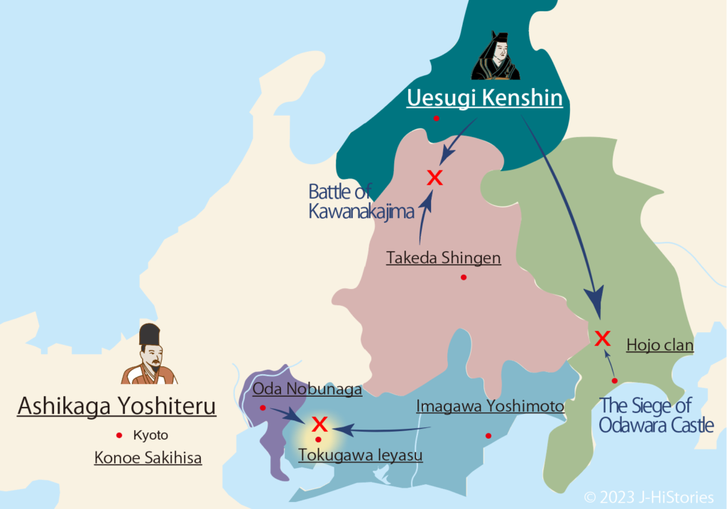 The God of War, Kenshin, and the Muromachi Shogunate Revival | jhistories:  Japan Travel to Discover History and Historical Figures