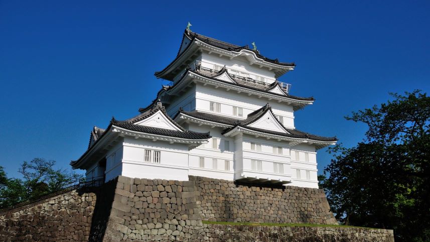 Odawra Castle Tower, Hojo clan's residence in Kanto_北条氏の小田原城天守閣